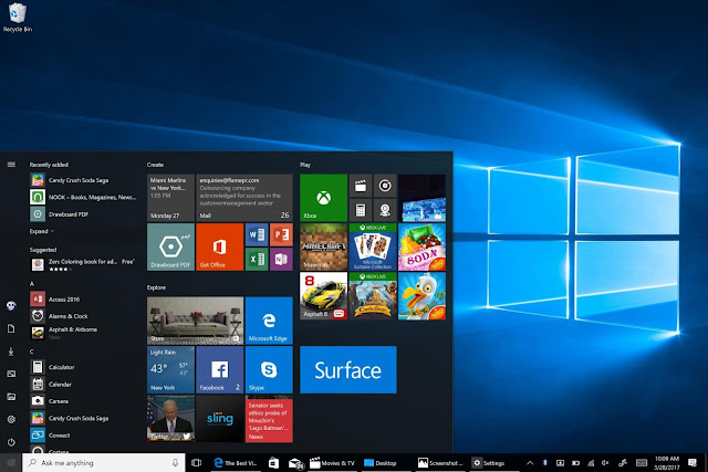 تحميل نسخة كاملة من ويندوز 10 ريد ستون 3 Windows 10 RS3 باللغات العربية والإنجليزية والفرنسية مع تحديثات 2018