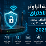 صورة توضح صفحة إعدادات أمان الراوتر وتعطيل خاصية WPS لحماية الواي فاي من الهكر.