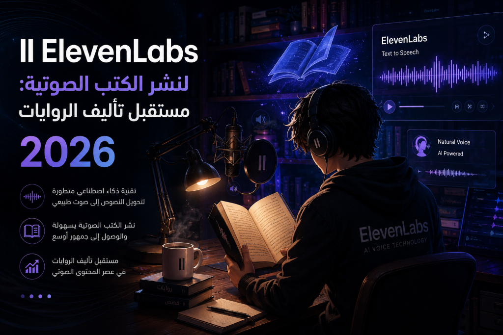 منصة ElevenLabs: ثورة نشر الكتب الصوتية بالذكاء الاصطناعي